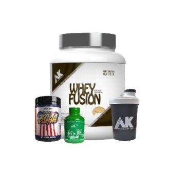 WHEY FUSION PROTEIN MATRIX 2KG + BEAST LABZ BCAA + VITAMIN CA-DE + SHAKER
